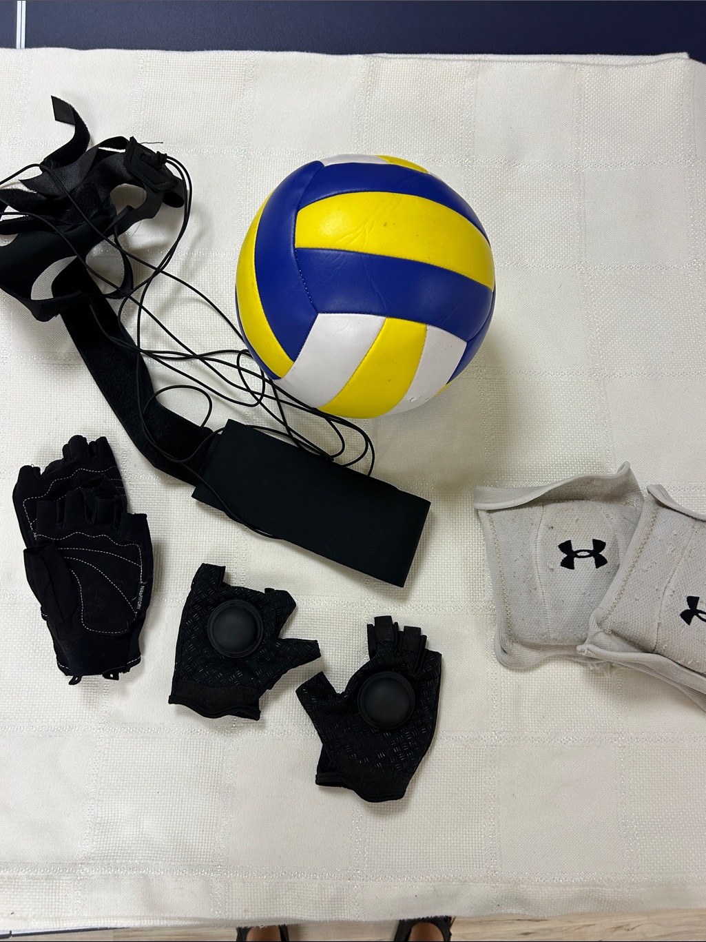 Collection Of Volleyball Gear And Training Aids